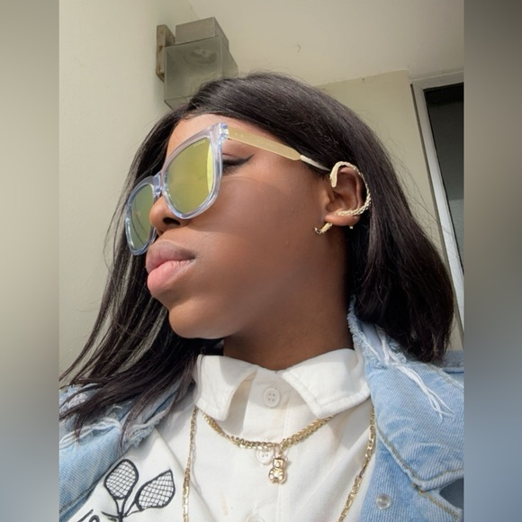 New - GUCCI Gold Square Unisex Sunglasses
GG0976S 004 56 - Picture 4 of 15